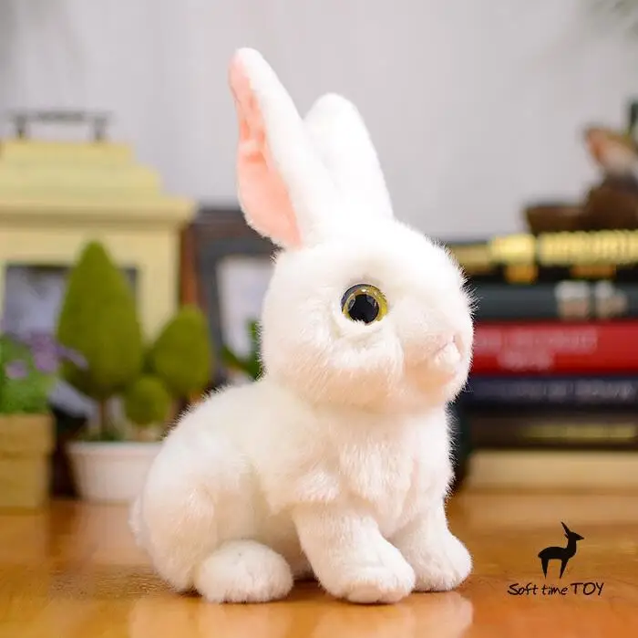 Cute Plush Rabbit Doll Toy Kids Soft Kawaii Stuffed Bunny Easter Toys Gift 27cm 