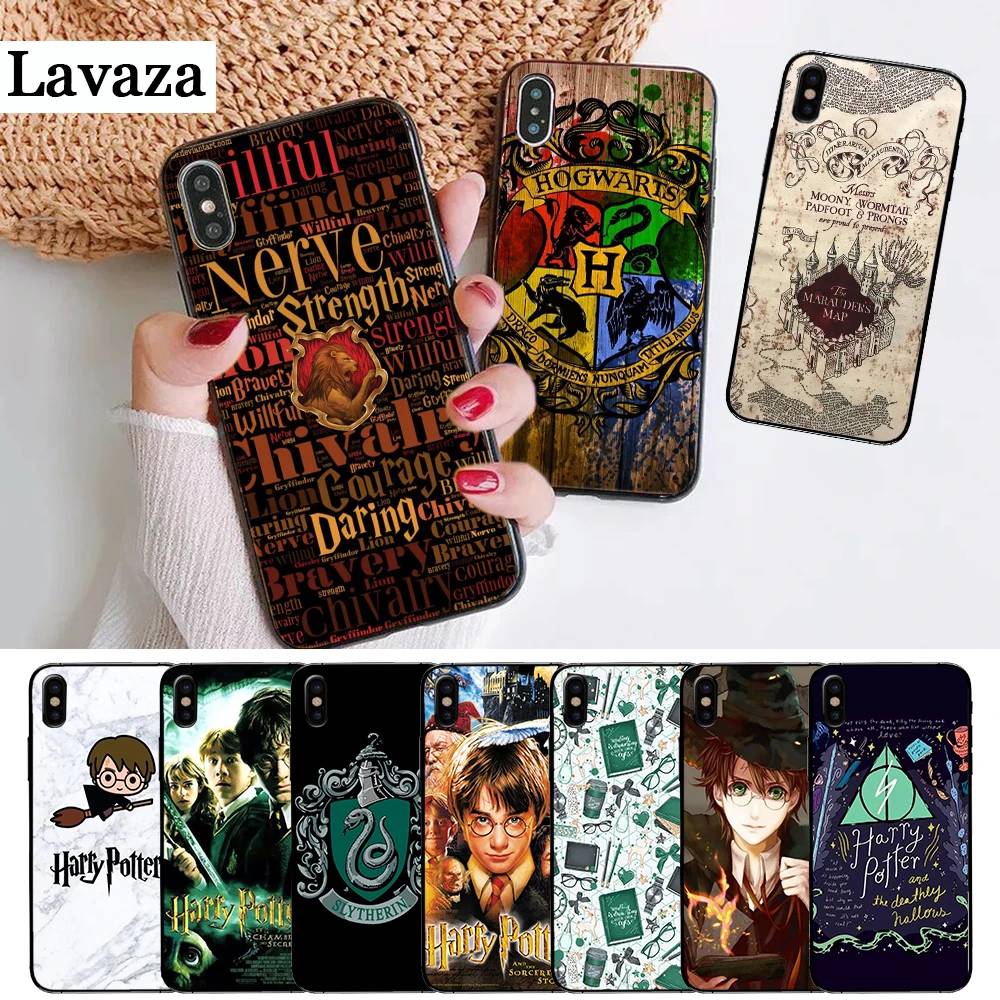 

Lavaza Patterned Butterfly Harry Potter Silicone Case for iPhone 5 5S 6 6S Plus 7 8 X XS Max XR