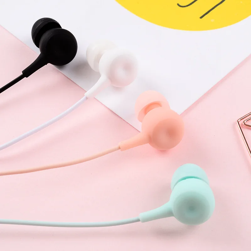 CHICLITS-Cute-Cartoon-Peach-Earphones-Colorful-In-ear-3-5mm-Earbuds-Mini-Storage-Bag-With-Mic (4)