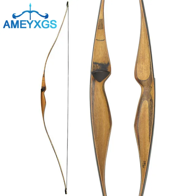  US $115.44 Archery Traditional Handmade Longbow Recurve 35lbs Wooden Laminated Right Hand 