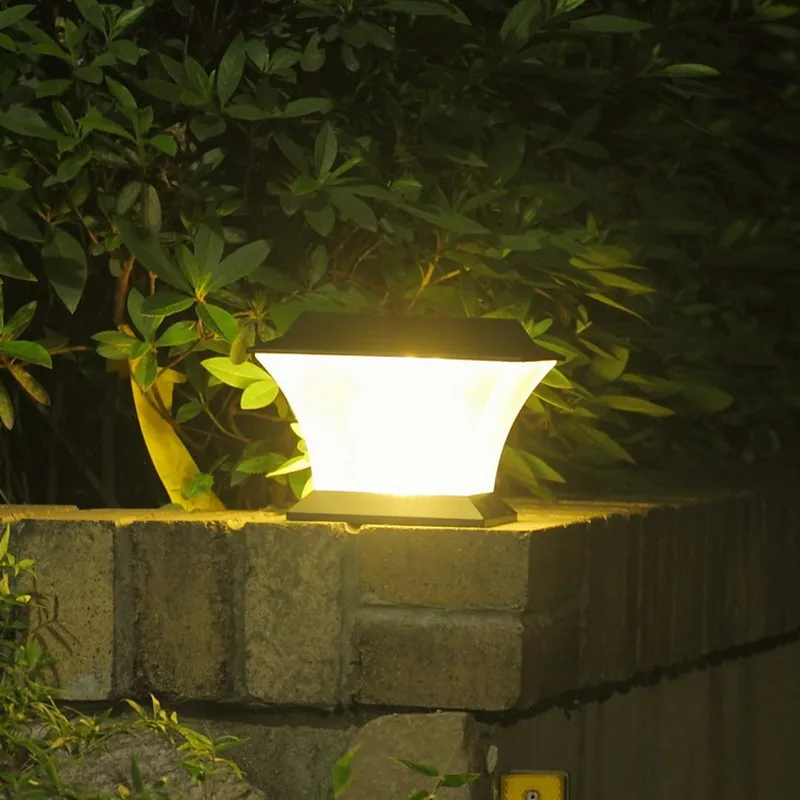 

Retro Garden Lamp Outdoor Super Bright LED Solar Energy Panel Pillar Lights Waterproof Motion Sensor Garland Luminaria Decor