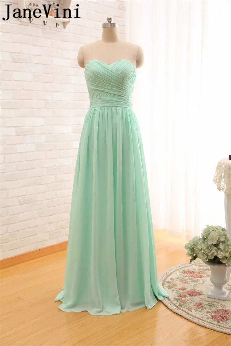 Holievery-Mint-Green-Chiffon-A-Line-Bridesmaid-Dresses-2019-Long-Wedding-Guest-Gowns-Brides-Maid-Dress (8)