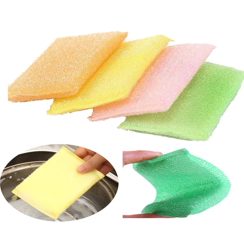 

Cheap! 1pc Kitchen Cleaning Tool Bowl Sponge Bowl Dishing Cleaning Brushes Household Kitchen Pot Pan Washing Tool