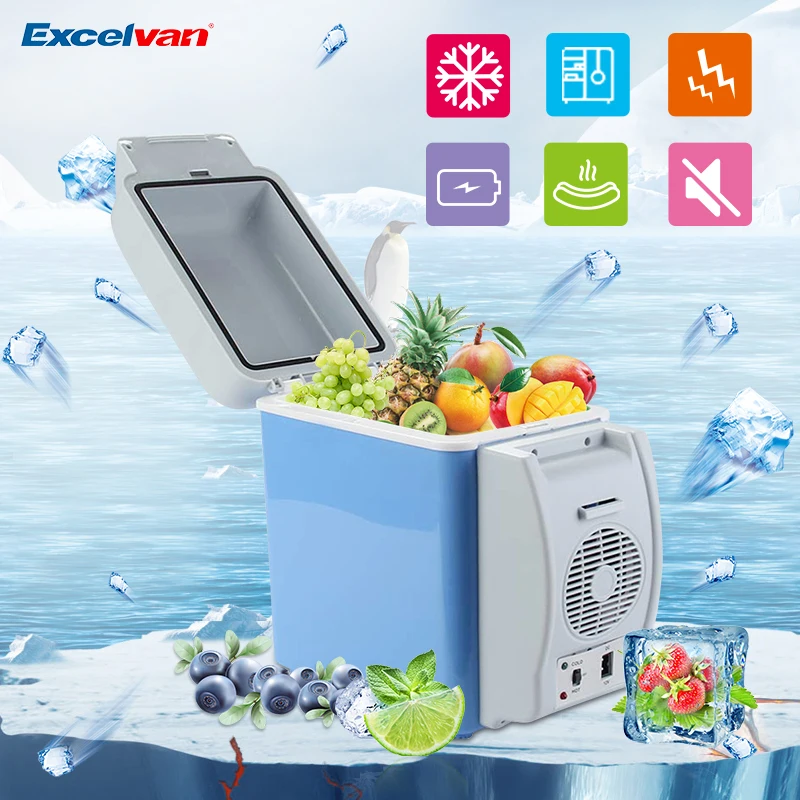 Portable 7.5L Mini Auto Fridge 12v Car Refrigerator Multi Function ABS