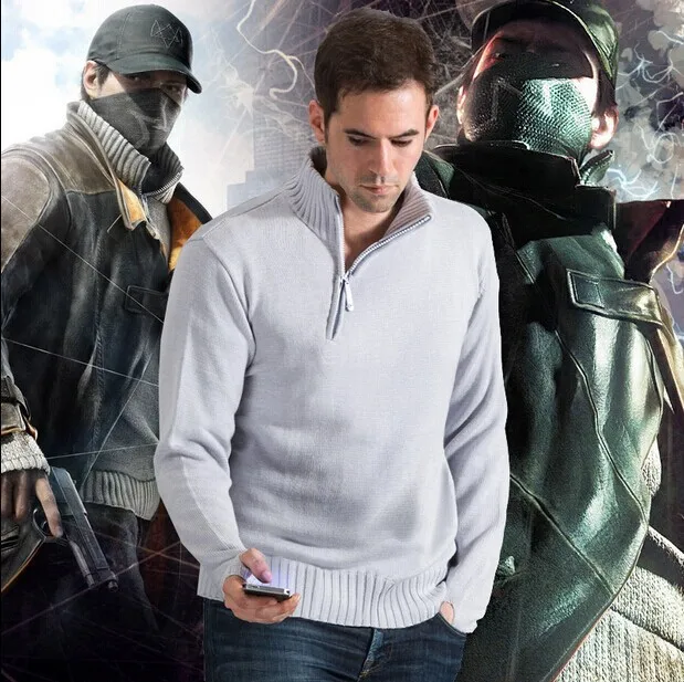 Watch Dogs Aiden Pearce свитер для косплея мужской высокого качества S M L XL 2XL 3XL | Мужская