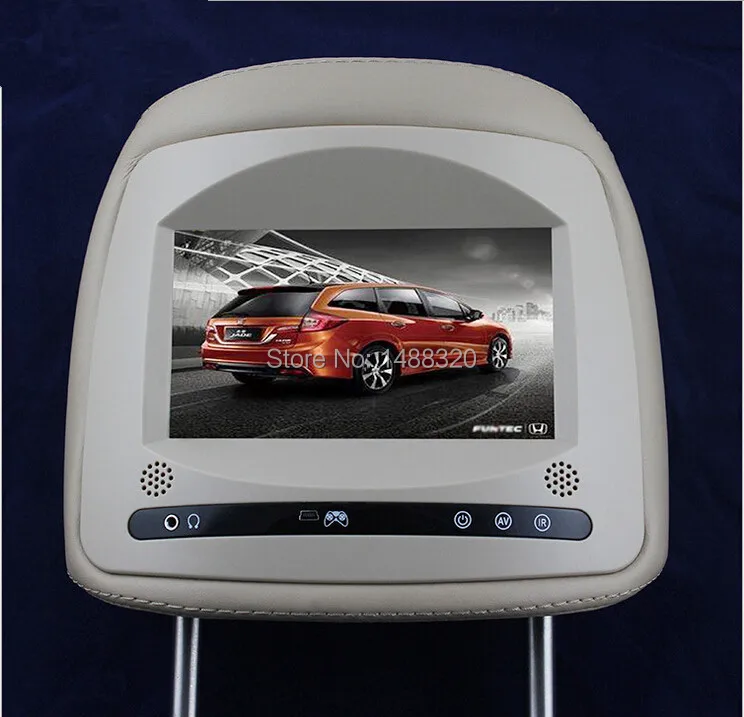 8" Car Headrest Monitor with High definition Digital Screen 2 Ways