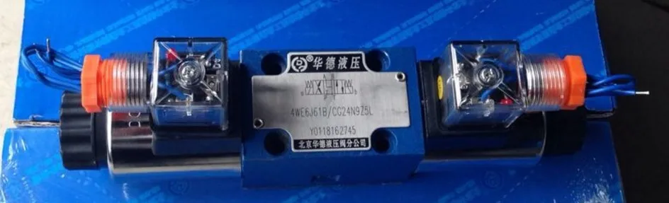 Направленный регулирующий клапан 4WE6J61B/CG24N9Z5L гидравлический клапан huade Соленоидный клапан