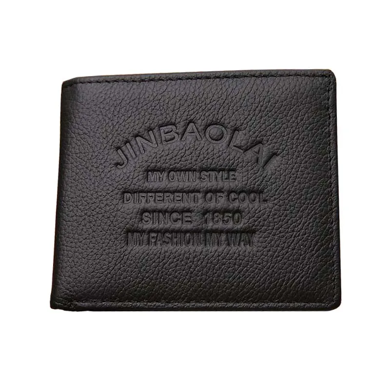 Buy Famous brand genuine leather men wallets with coin