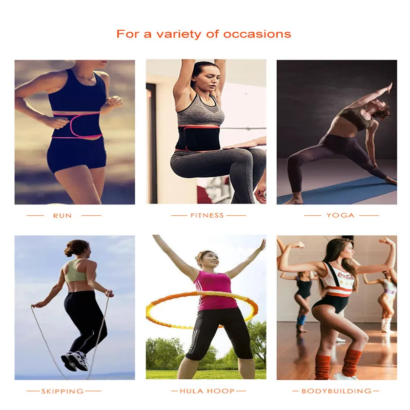 

1Pcs Outdoor Running Adjustable Waist Sports Fat Burning Belt To Lose Weight Sports Men Women Slimming Waist Band