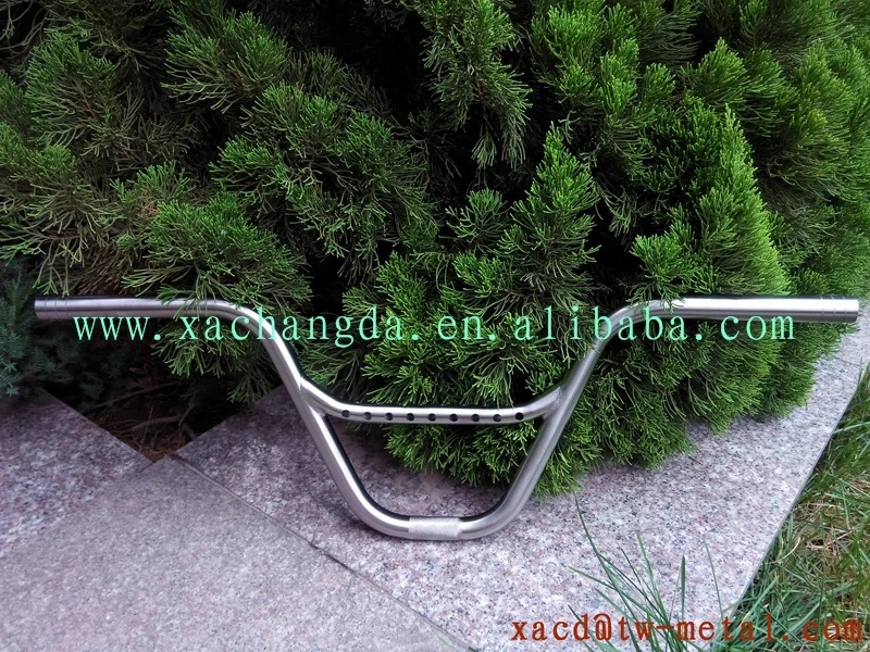 Ti BMX handle bar with 400mm customized Titanium BMX bicycle handlebar