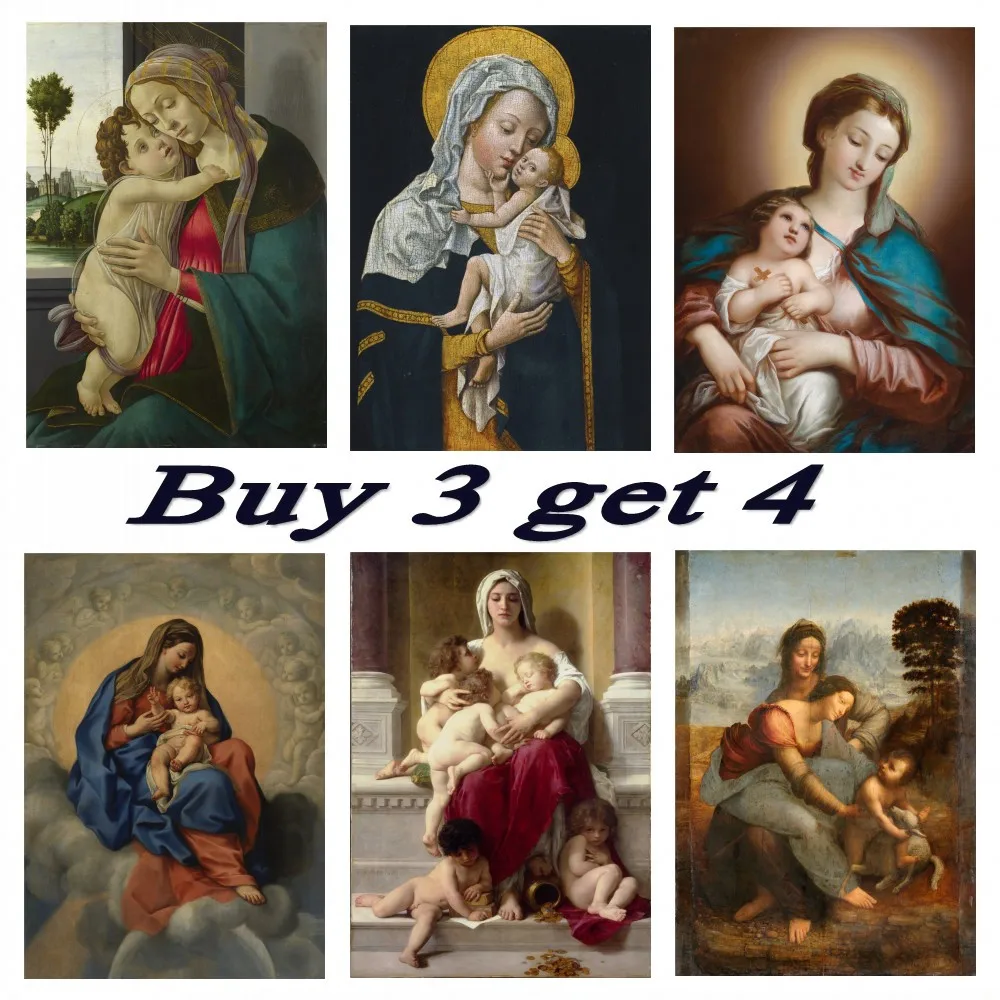 

OUR LADY OF GUADALUPE POSTER Virgin Mary Catholic Icon coated paper Poster Printed on Poster Home Decor