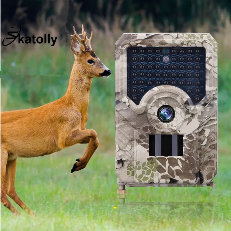 

Hunting Camera Trap PR-200 Infrared Night Vision Digital Trail Cameras Sensor Scouting 0.8s Trigger Time Outdoor Trail Device
