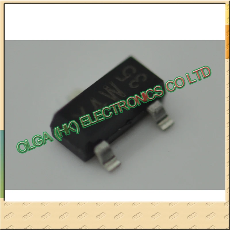 Straight shot BZX84 C15 SOT23 15V regulator / Zener marking Y4W /mark