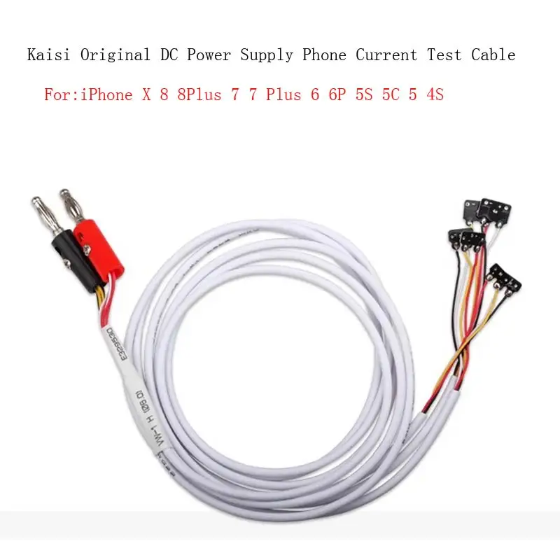 Kaisi DC источник питания телефон Тестовый Кабель для iPhone X 8 8Plus 7 7Plus 6 6S 6plus 6splus 5 5C 5S Инструменты для ремонта