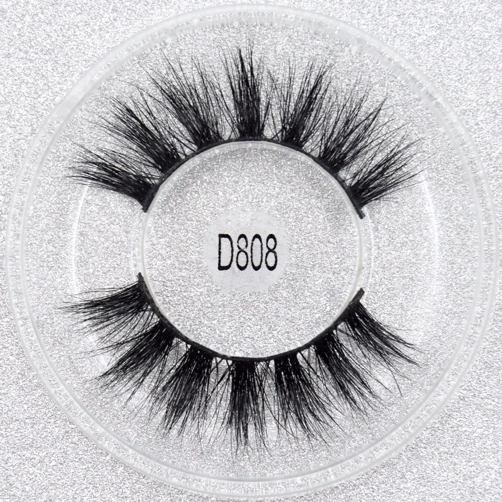 

Visofree Eyelashes Clear Wispy Eyelashes Medium Volume Soft Eyelashes Plastic Black Terrier False Eyelashes 1 Pair/box D808