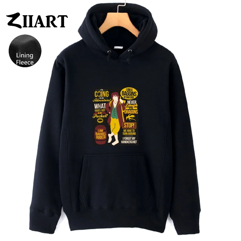 Never Laugh Adult Crewneck Sweatshirt Hobbit