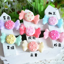 50 X смолы Красочные Конфеты бисера для детей веревки головной убор DIY аксессуары