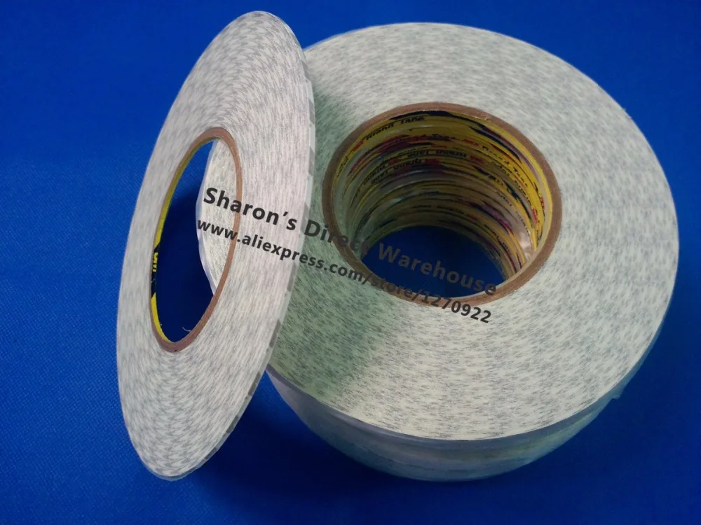 10x-3mm-50-meters-two-sides-sticky-non-woven-tape-for-led-strip-adhesive-mobilephone-touch-panel-screen-lcd-free-ship