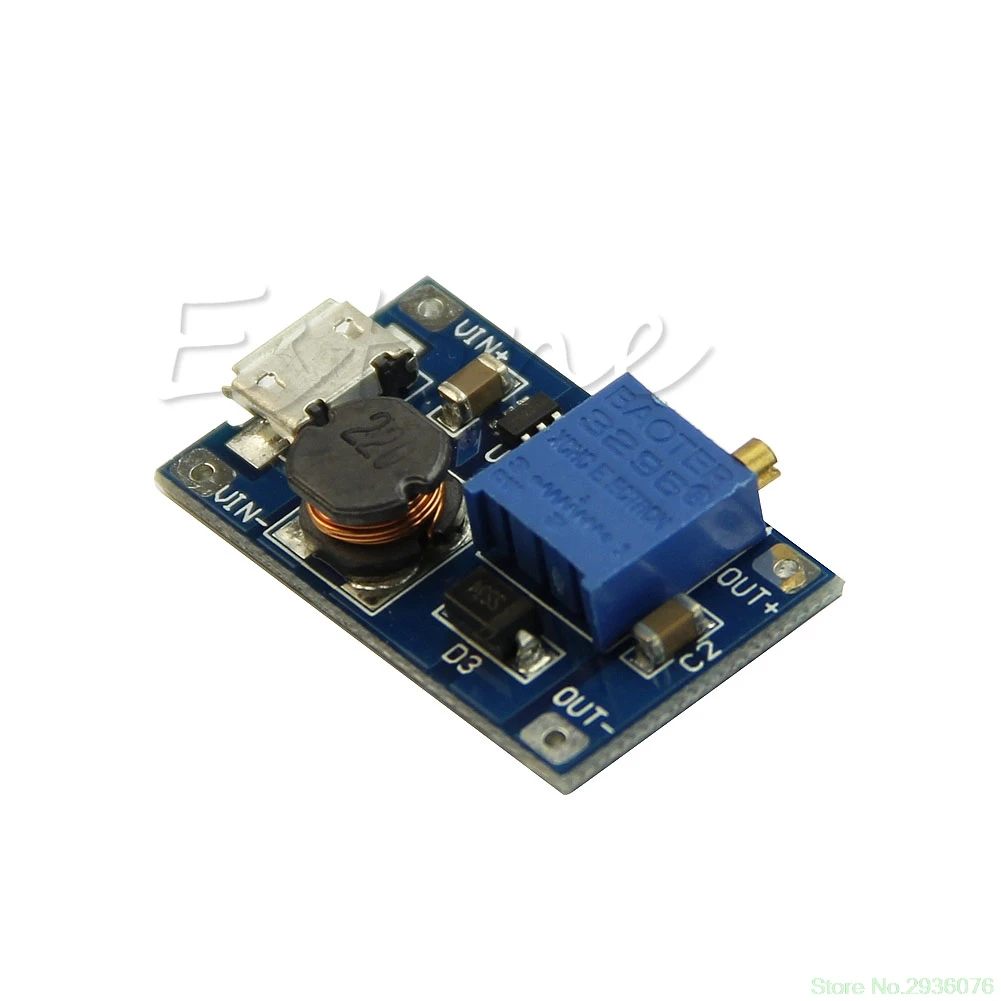 

2A Booster Board DC-DC Step-up Module 2/24V Boost To 5/9/12/28V