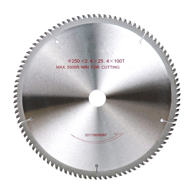 10 ''/250 мм пильный диск 60 т/80 т/100 т/120 т Вольфрам-кобальтовый сплав отрезной диск пилы для дерева Алюминий инструмент, аксессуары