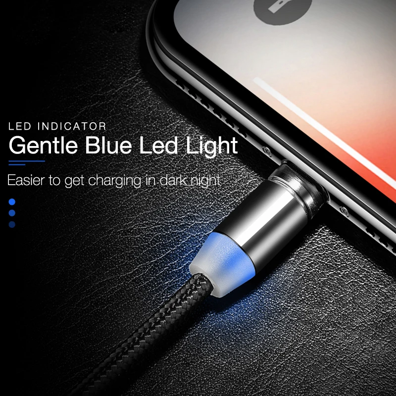 Lasaier светодиодный магнитный кабель и кабель Micro USB и кабель usb type C с нейлоновой оплеткой Магнитный кабель для зарядного устройства для iPhone Xs Max