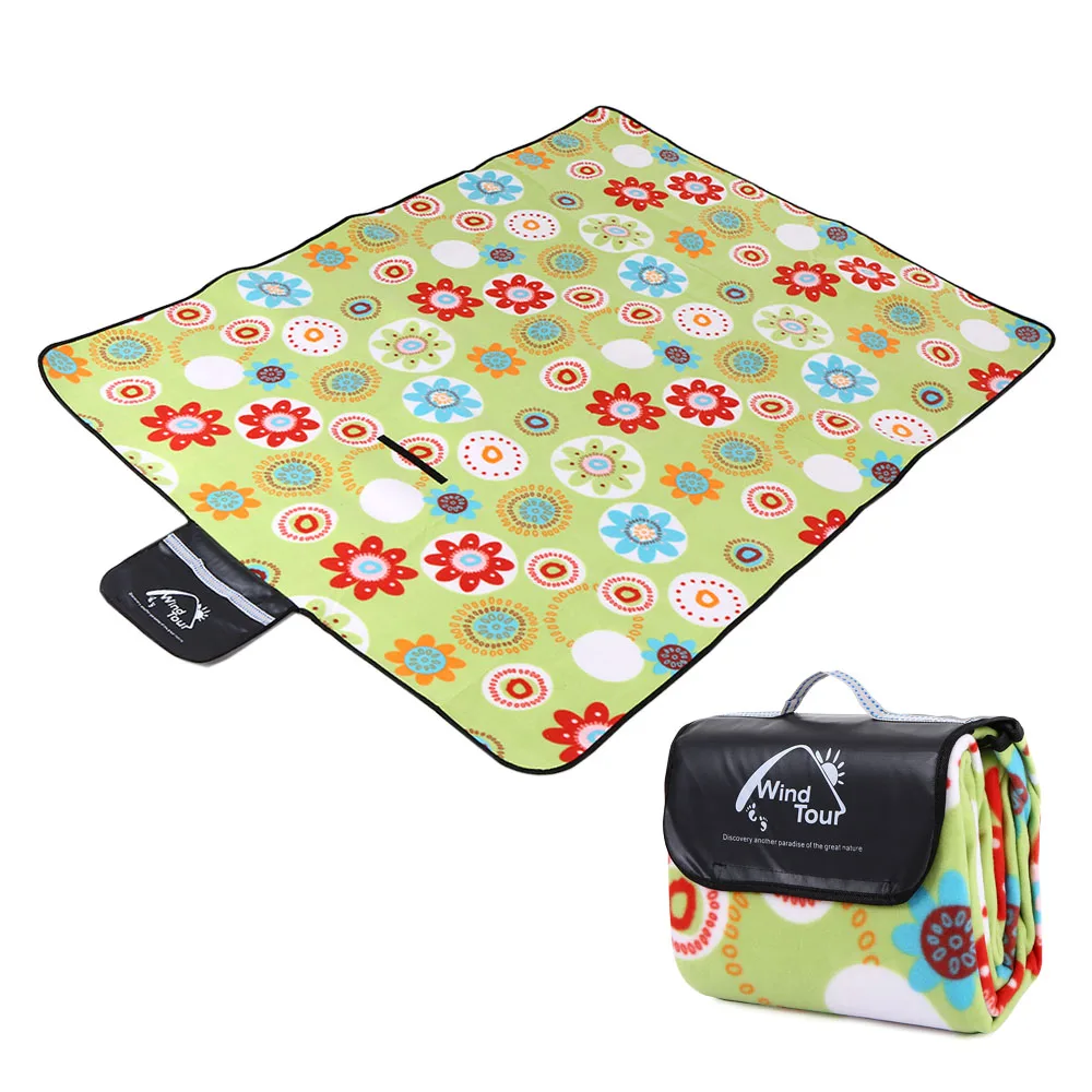 Outdoor Picnic Mat Camping Mat Portable Waterproof Plaid Blanket Beach