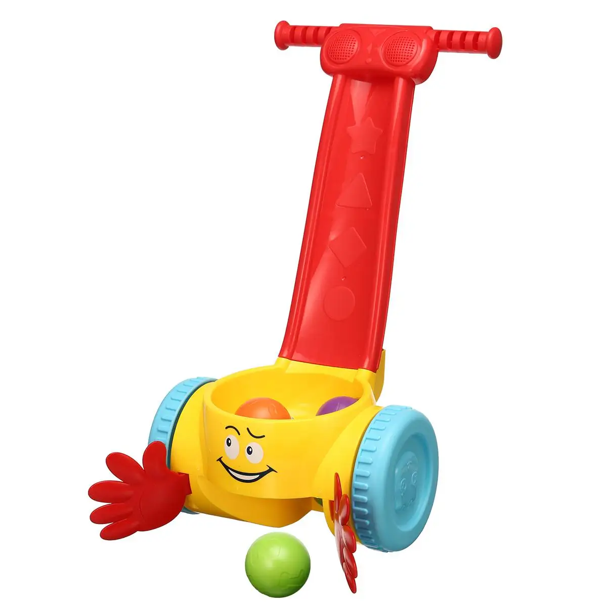 

Colorful Baby Walker Trolley Baby Scoop Whirl Ball Popper Toddler Music Walking Push Toys Activity Gear Early Education Toy