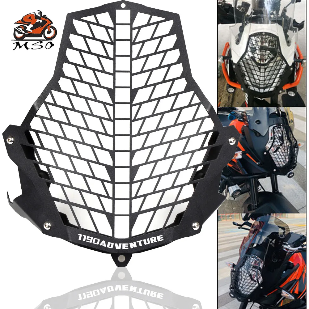 Для мотоцикл KTM защита фары крышка объектива гриль для 1190 ADV/1190R 1290 супер