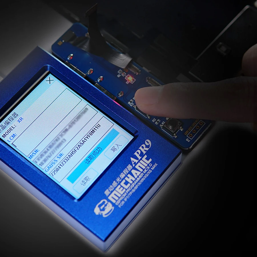 

MECHANIC LCD Photoreceptor repair programmer For iphone 7G/7P/8G/8P/X XS XS MAX XR APR9 Vibration code modification