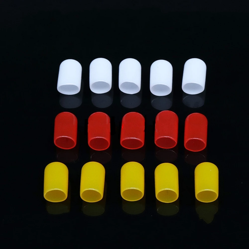 

100 RCA Socket Jack Protector Dust Cover Cap for AV Receiver Tube OFC 3 colors Audio AMP ( Choose color ) MATIHUR Hi-end New