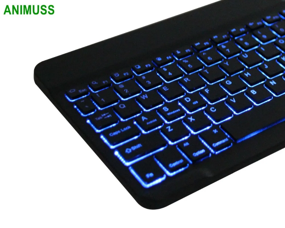Animuss универсальная bluetooth клавиатура с подсветкой для IOS/Android/Windows беспроводная