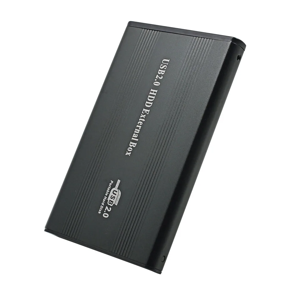 TISHRIC HD HDD SSD DVD Box 2,5 Внешний USB 2,0 Корпус контейнер для жесткого диска 1 ТБ 44Pin IDE адаптер чехол Оптический отсек