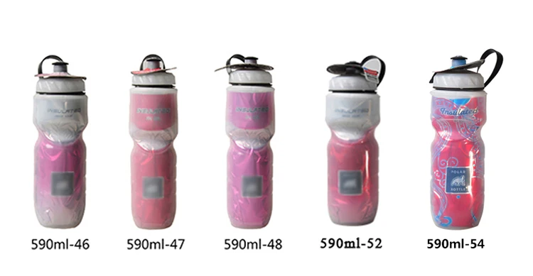 Популярная 710 мл 590 мл двухслойная термостойкая бутылка для воды походная туристическая велосипедная бутылка для велоспорта 16262