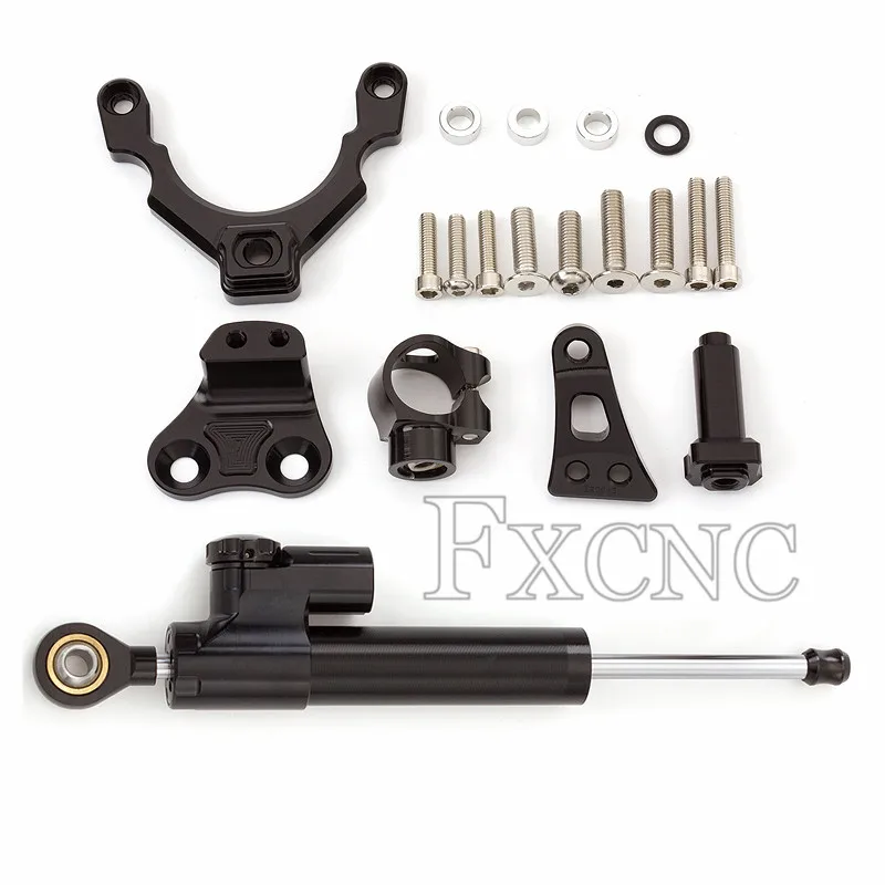 

Motorcycle Stabilizer Steering Damper Mounting Kit Bracket Support Safety Control For Kawasaki Z900 Z 900 2017-2018