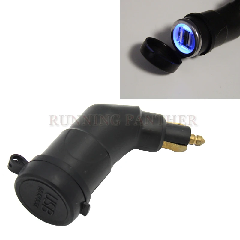 Двойной USB порт адаптер w/LED свет для BMW F 650/700/800 GS | R 1200 GS|Накладки и декоративные