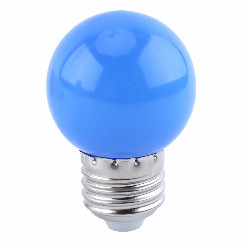 Colorful E27 1W 220V Energy Saving LED Golf Ball Light Bulb Globe Lamp