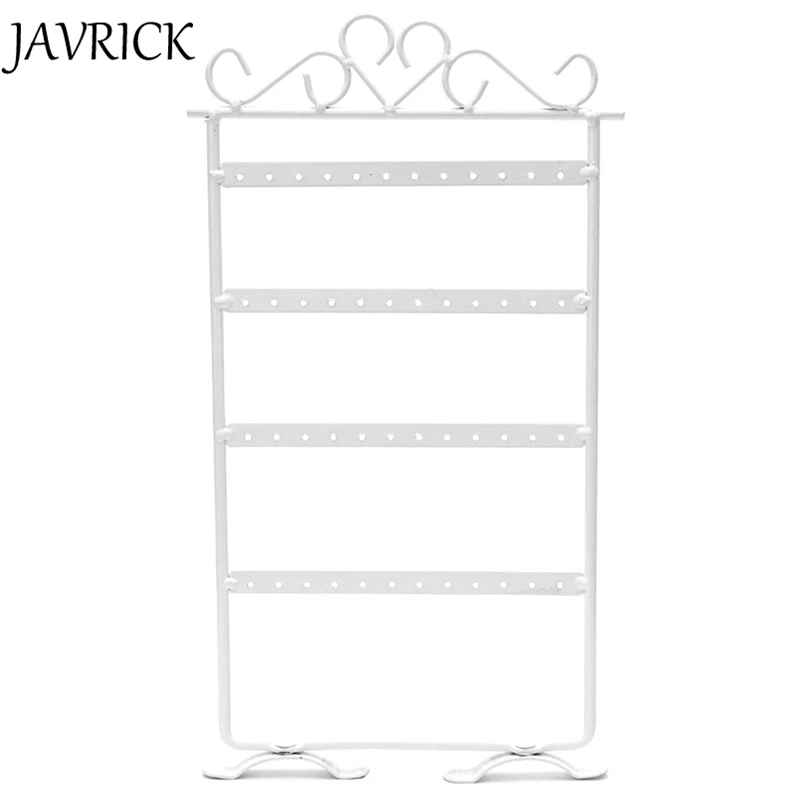 JAVRICK 48 отверстий органайзер для ювелирных изделий стенд металлические серьги ожерелье Витрина мода стойки для показа сережек Стенд Держатели