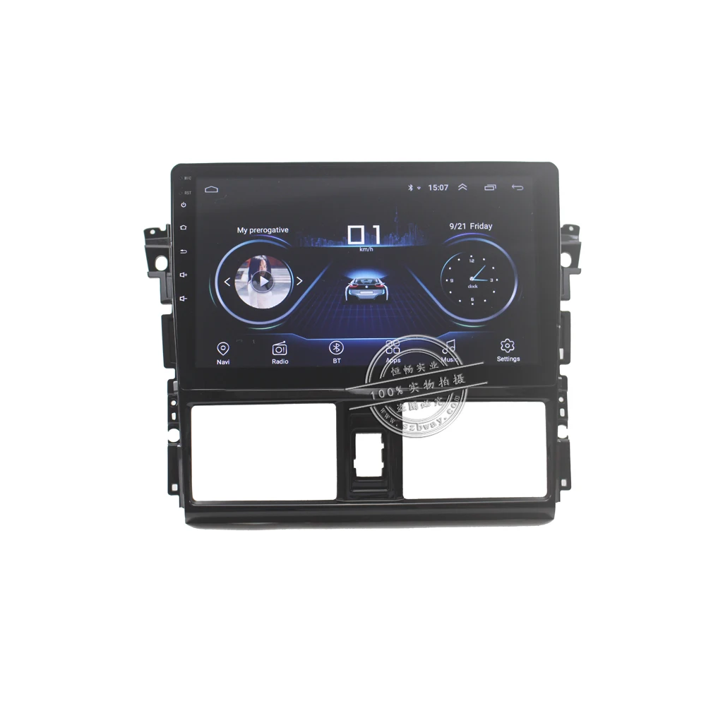 Excellent HACTIVOL 10" 1024*600 Quadcore android 8.1 car radio for Toyota Vios 2014 2015 2016  car DVD player gps navi wifi BT 1