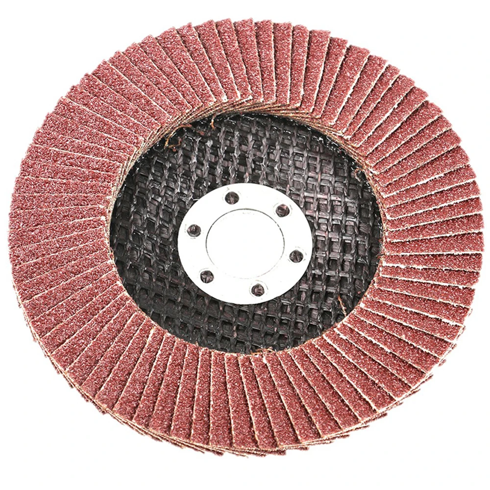 10PCS 60/80/120/180/240/320 4"Flap Discs Grit Grinding Wheels Angle Grinder Sanding Discs Metal