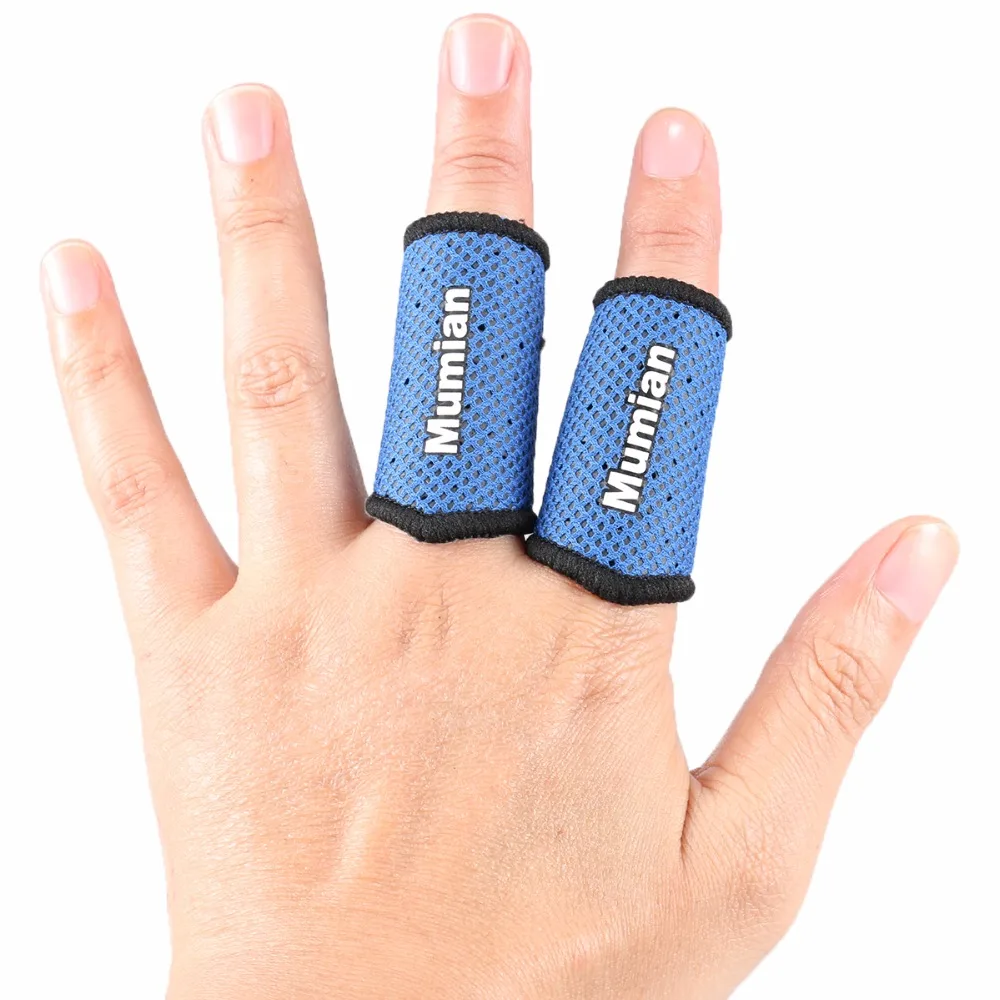 Finger Guard Breathable Elastic Finger Sleeves Support Nylon Elastic Finger Bands Basketabll Volleyball Guards Elastica Tapes