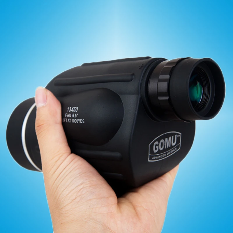 Handheld 13x50 Hunting Monocular Waterproof Telescope HD114M 1000M Monoscope Spyglass font b Rangefinder b font Eyepiece