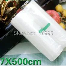1 шт. 17X500 СМ приготовления Пищи мешки полиэтиленовые пакеты маскообразное сумки канал вакуумная упаковка мешок 17x500 см(1 рулон 1 шт