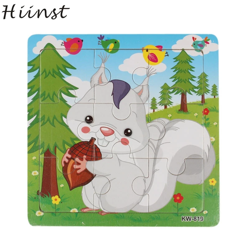 HIINST best продавец деревянный кролик головоломки игрушки для детей Образование и Обучающие пазлы Игрушки Оптовая S15