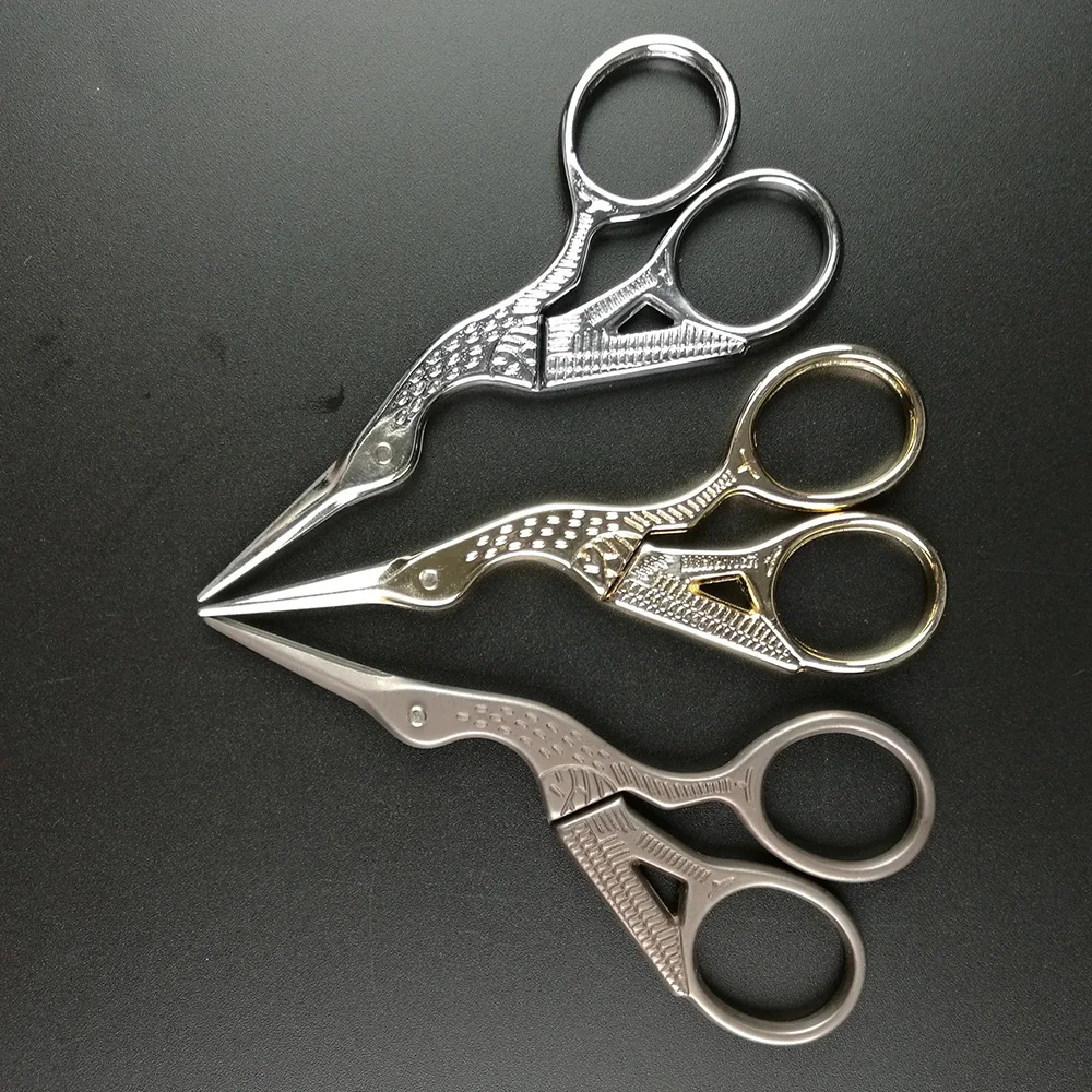 2pcs Vintage Tailor Scissors Alloy Sewing Dressmaking Pinking Shears