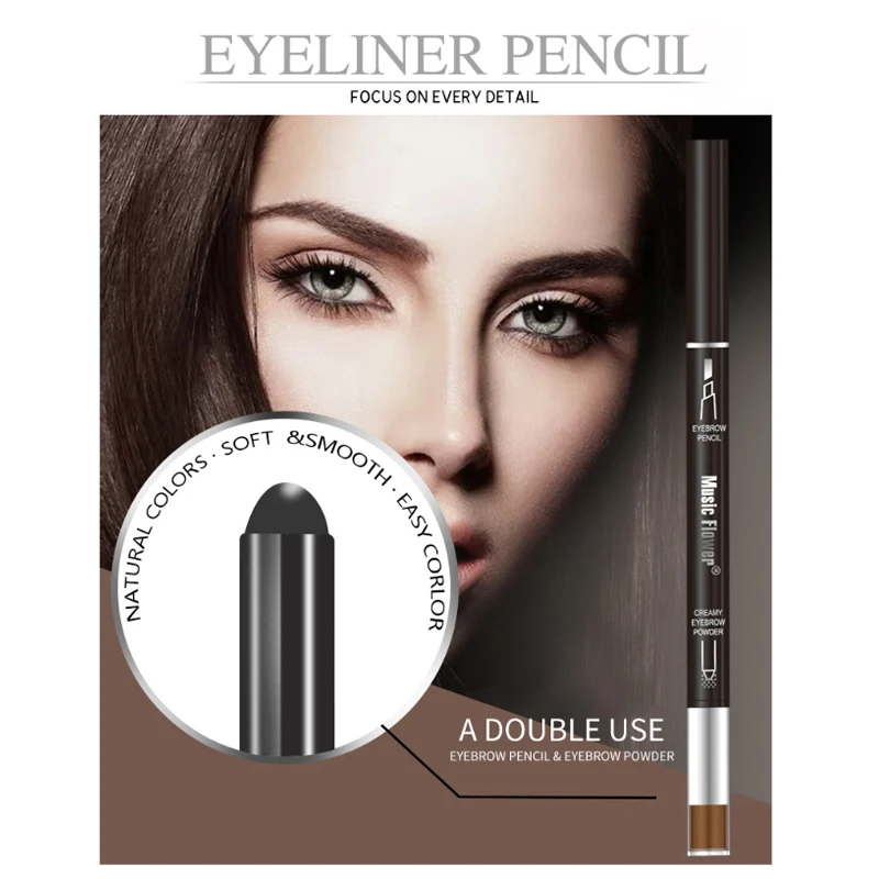 Eye Brow Tint Cosmetics Natural Long Lasting Paint Tattoo Eyebrow Waterproof Black Brown Pencil Makeup Set | Красота и здоровье