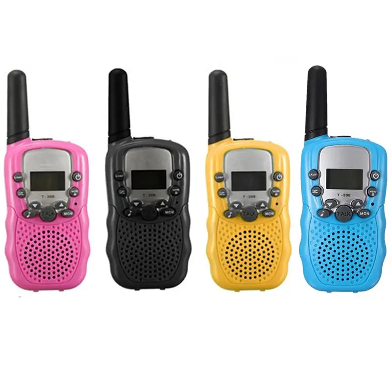 T 388 2PCS Mini Portable Two Way Radio Walkie Talkie 22 Channels For