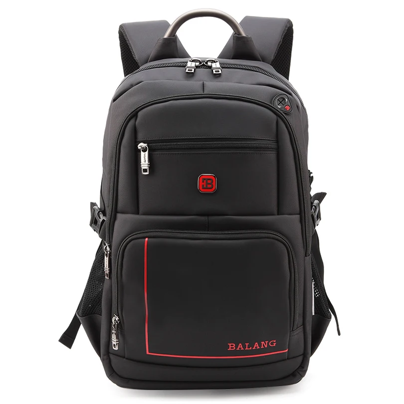 

BALANG Brand Men's Laptop Backpacks for 15.6 inch Travel Bags School Waterproof Bags USB Charging Port Large Capacity Backpacks