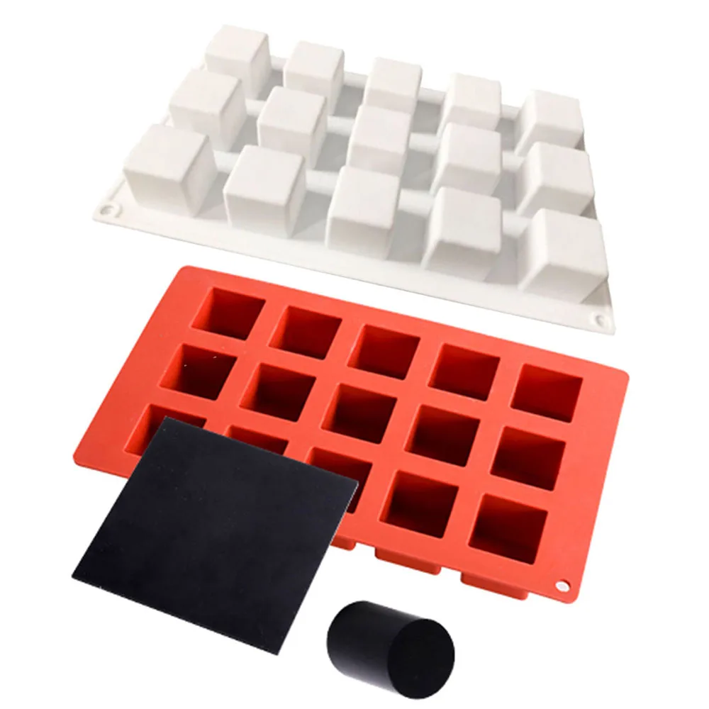 

New DIY Cake Tool Magic Square Silicone Cake Mold Rubiks Cube Chocolate Mousse Cake Silicone Cake Mould Dessert Baking Tools