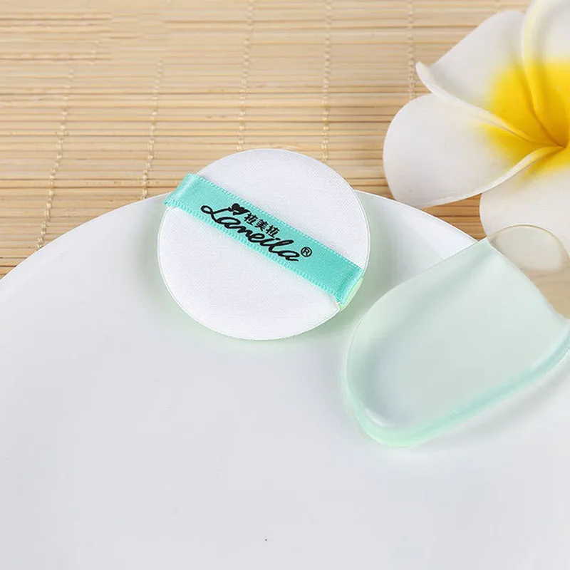 2 قطعة 100% جديد حار SiliSponge خلاط سيليكون إسفنجة للمكياج نفخة ل السائل الأساس BB كريم الجمال أساسيات