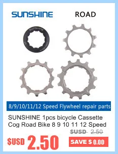 SUNSHINE 1 шт. велосипедная кассета Cog MTB велосипед 8 9 10 11 12 скорость 11T 12T 13T части свободного хода для совместимых SHIMANO SRAM кассета